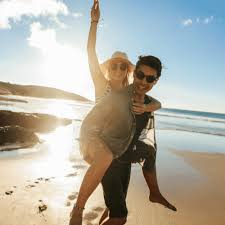 Couple on beach